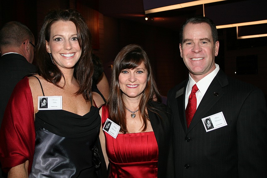 Monica Miller with Wendy and Shaun Merriman