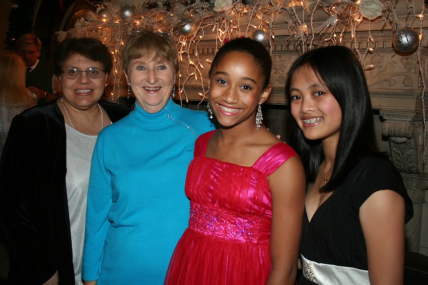 Regina Moen, Jeaneen Wiries, Marie Wiries, Jennie Moen.  The girls sang.