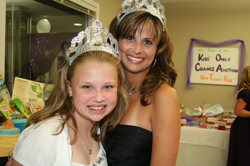 Laina and Lori Moran at SPARCC's Prince and Princess Ball in April.