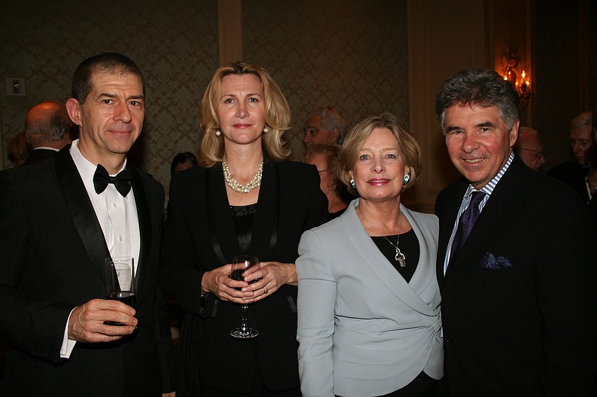 Dr. Michael and Juliet Mullan with Shari and Garen Staglin