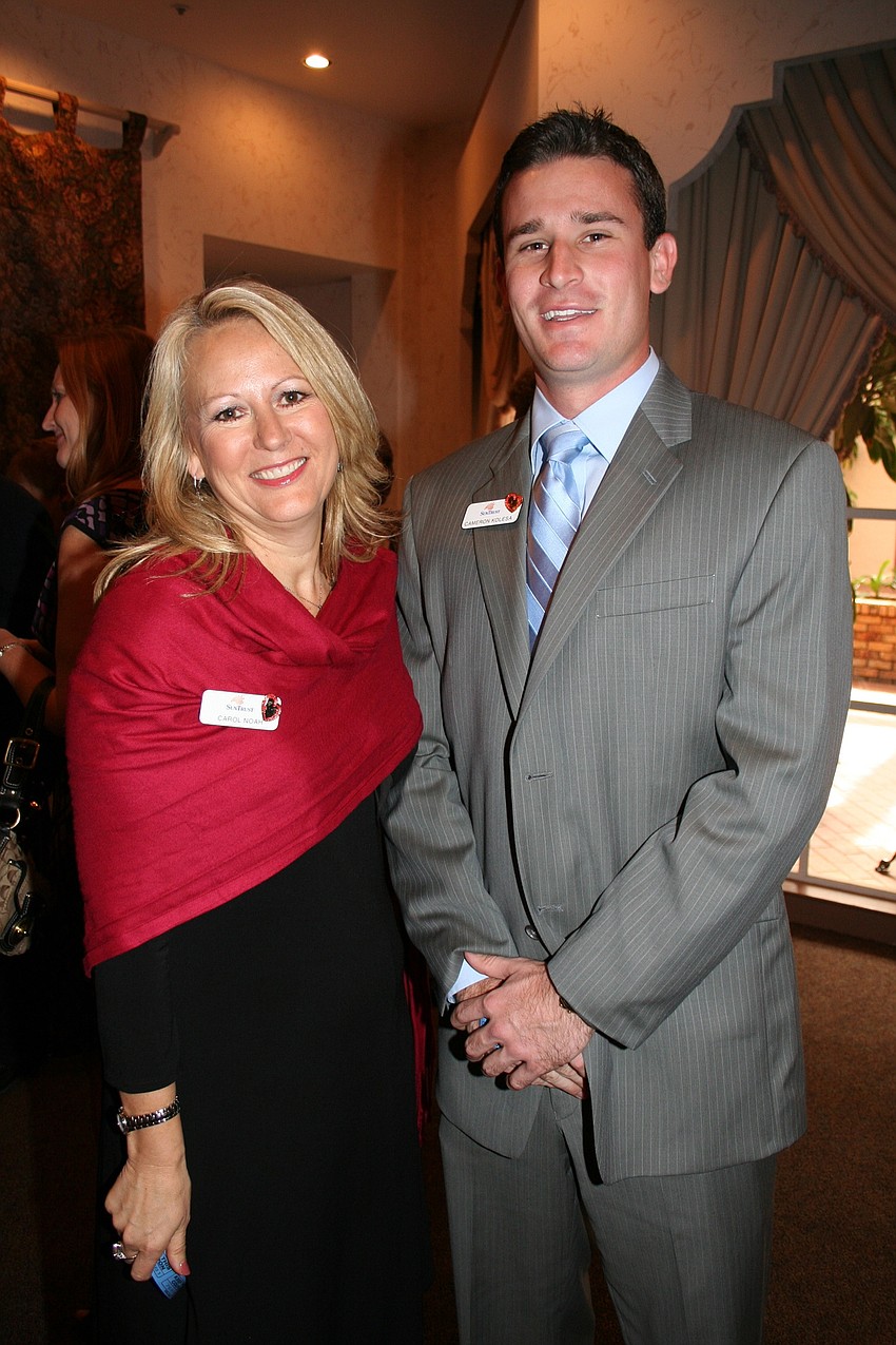 Carol Noah and Cameron Kolsea