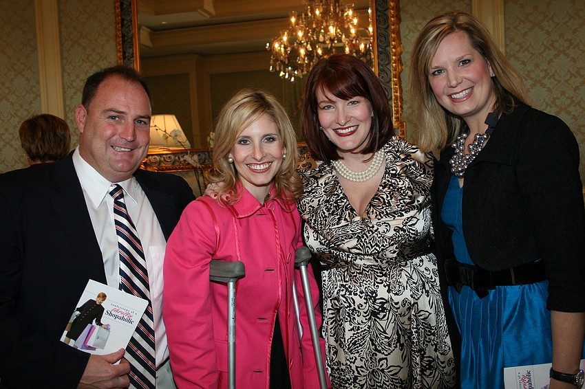Julian Parry, Kate Honea, Chairwoman Emily Walsh and Amanda Morris