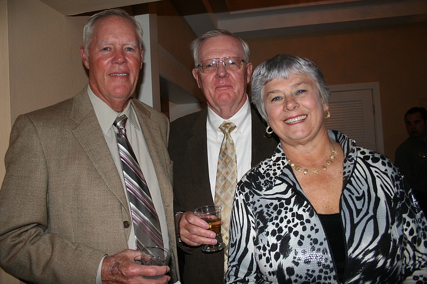 Burt Peverley with Bill and Joy Pendergast