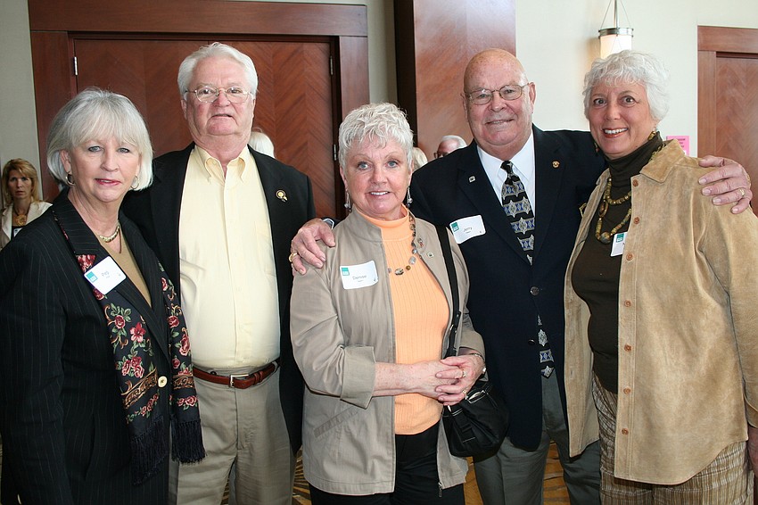 Peg Pluto, William Griffiths, Denise and Jerry Hearn and Norma Garber