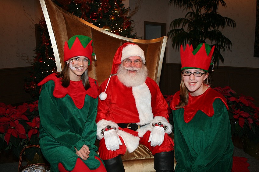 Courtney Pollard, Santa and Chloe Hill