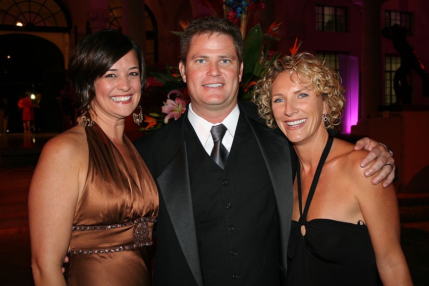 Mary Pat Radford with Paul and Jenni Hudson at The John and Mable Ringling Museum of Art's UnGala Gala in October.