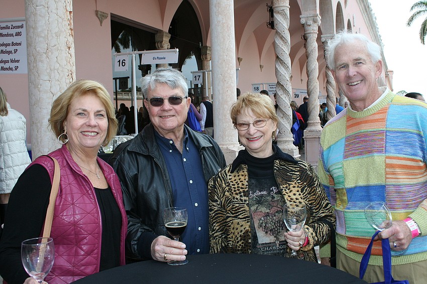 Nan and John Rankin with Netia and Dick Theile