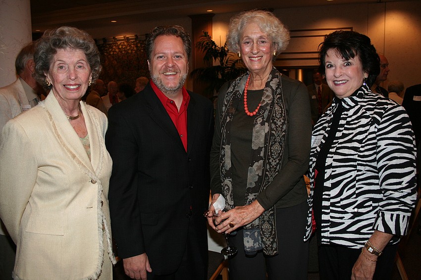 Co-Chairwoman Alice Rau, Joseph Caulkins, Co-Chairwoman Ina Schnell and Susan Brainerd