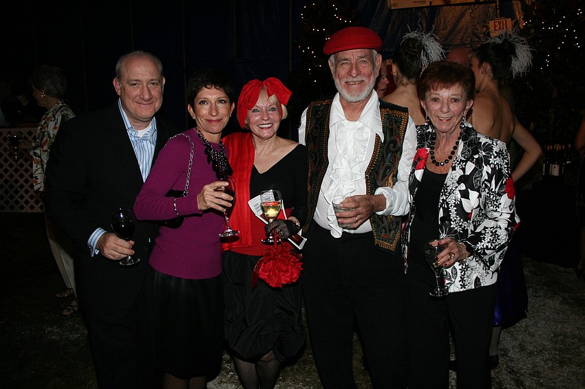Dennis Rees, Felice Schulaner, Elisabeth and Gil Waters and Lee Maliken