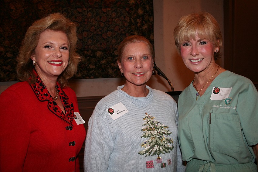 Julie Riddell, Toni Armstrong and Dr. Holly Barbour
