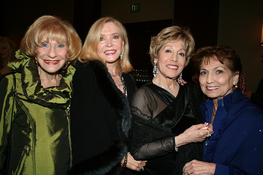 Flori Roberts, Co-chairs Margaret Wise and Lee Peterson and Jewel Ash