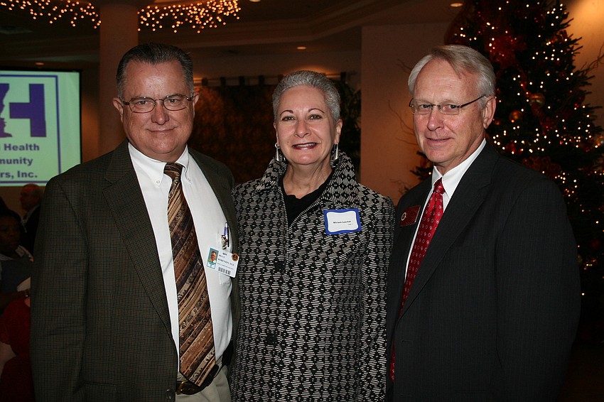 Dr. Bruce Robinson, Miriam Lacher and Dr. Bruce Berg