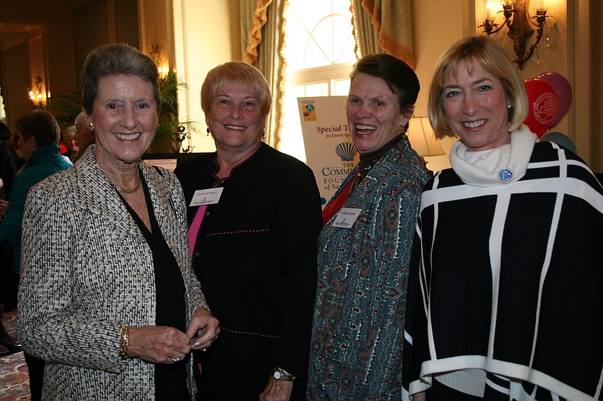 Martha Rogers, Sharon Rolle, Susan Purser and Michelle Crabtree