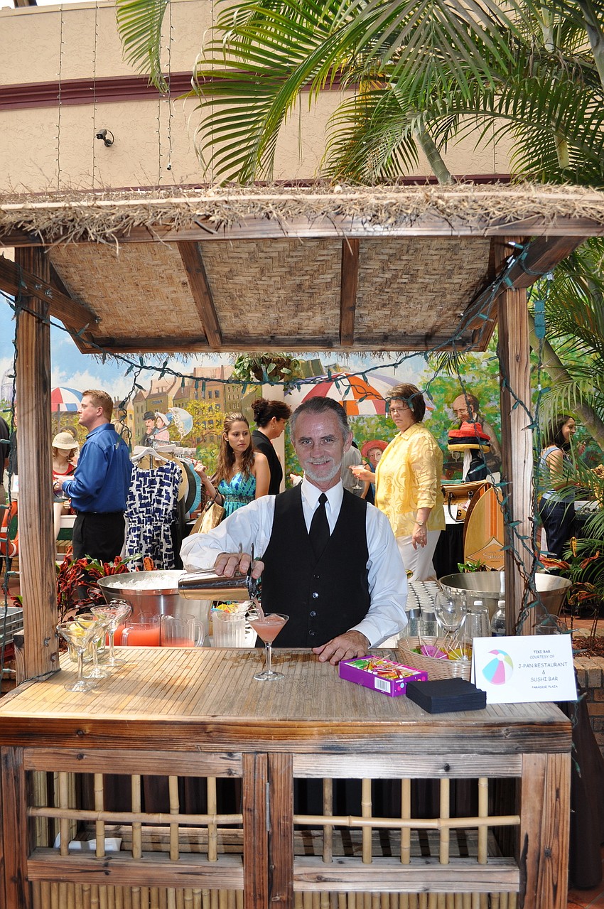 Steveo Rogers in the tiki hut