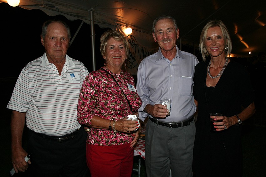 Jim and Jeanne Rothe with Robert and Burma Blekick