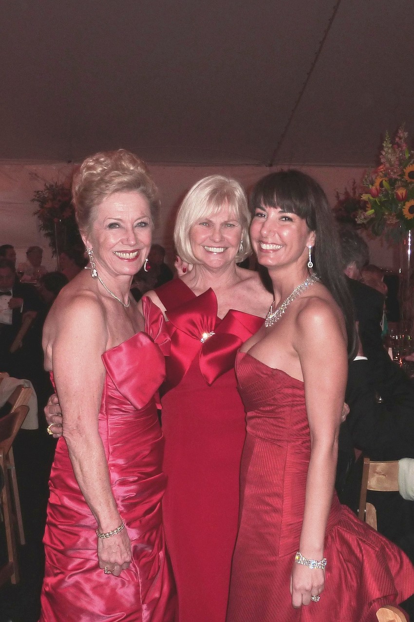 Molly Schechter, Carol English and Victoria Leopold.  Photo by Larry English.