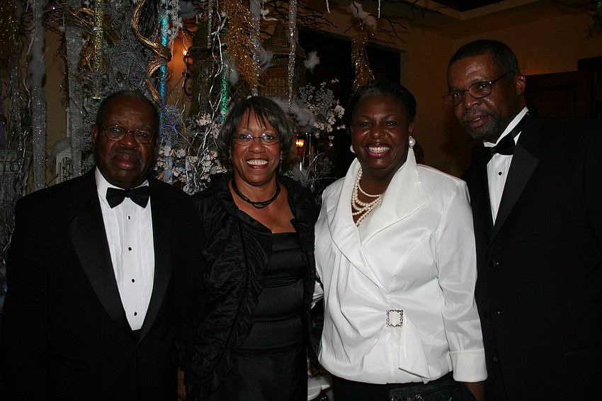 Ambassador Joseph Segars, Elizabeth Segars, Marilyn Jamal and Eddie McRae, Jr.