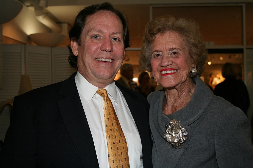 Co-chair Michael Shelton and Betty Schoenbaum