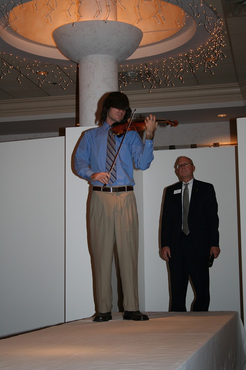 Joe Ginem surprised the crowd with his presence and amazing talent