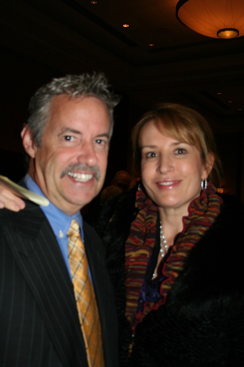 Tom Sidgmore and Dr. Elizabeth Callahan