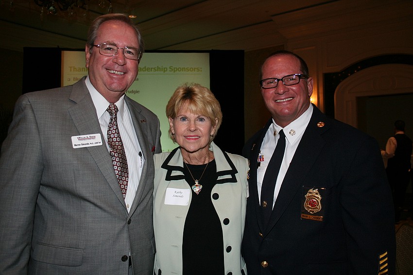 Warren and Kathy Simonds, Chief Mark Souders