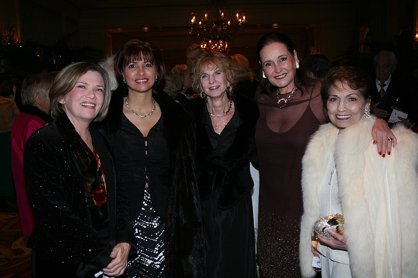 Dr. Barbara Srur, Gila Meriwether, Adela Rose, Flora Major and Jewel Ash