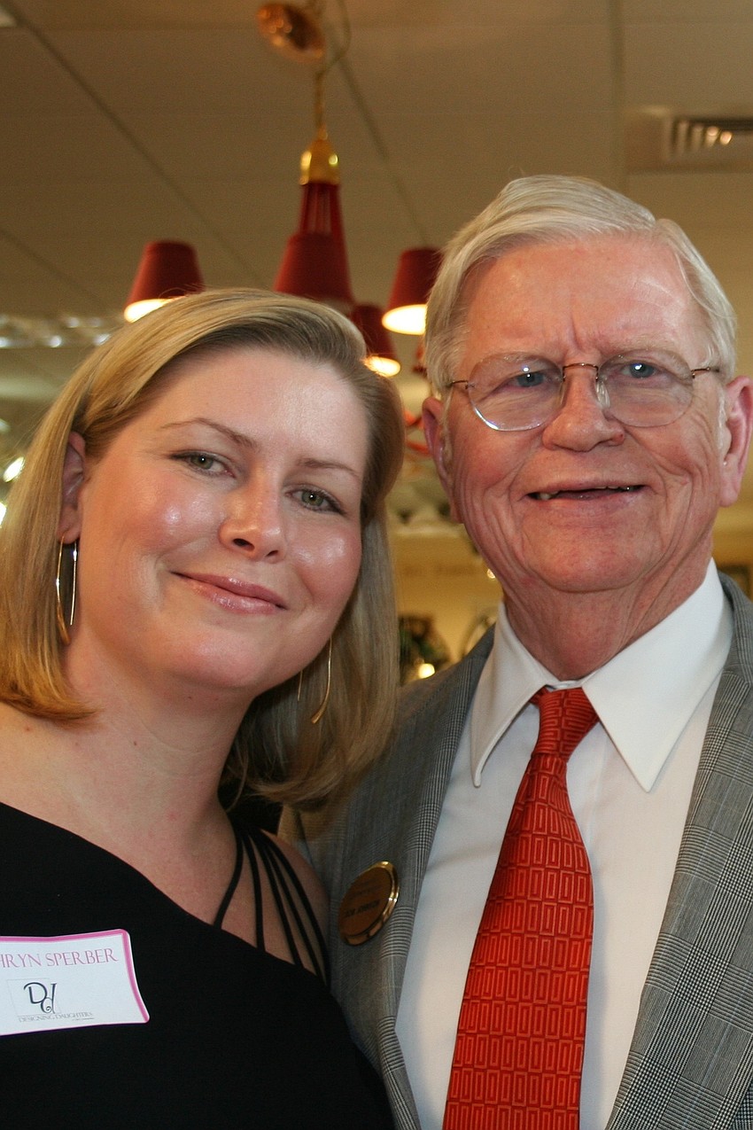 Senator Bob Johnson and his daughter Kathryn Sperber