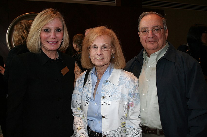 Hillary Steele with Judith and Martin Cantor