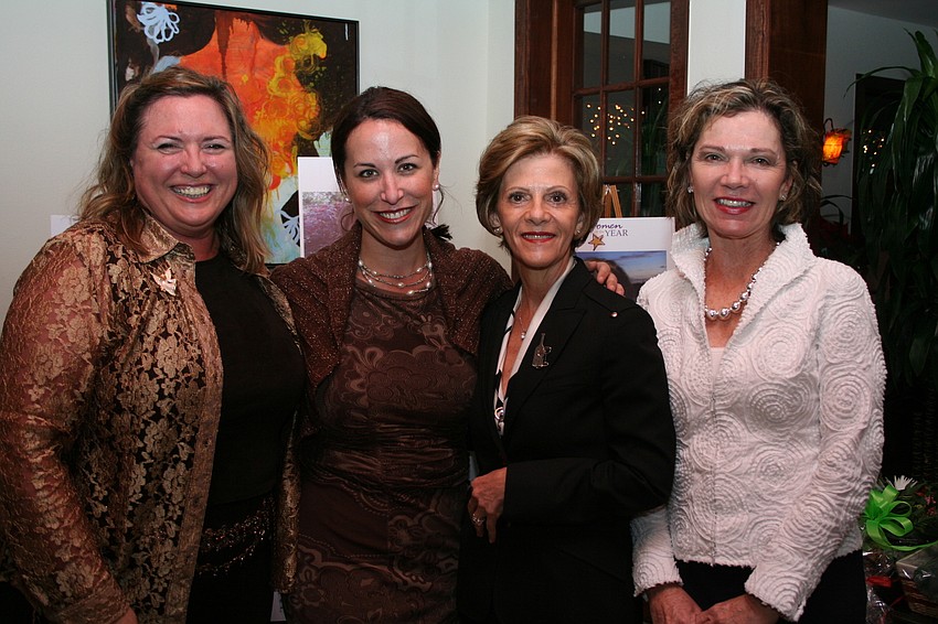 Susan Stockham, Anne Weintraub, Arlene Willis and Nancy Feehan