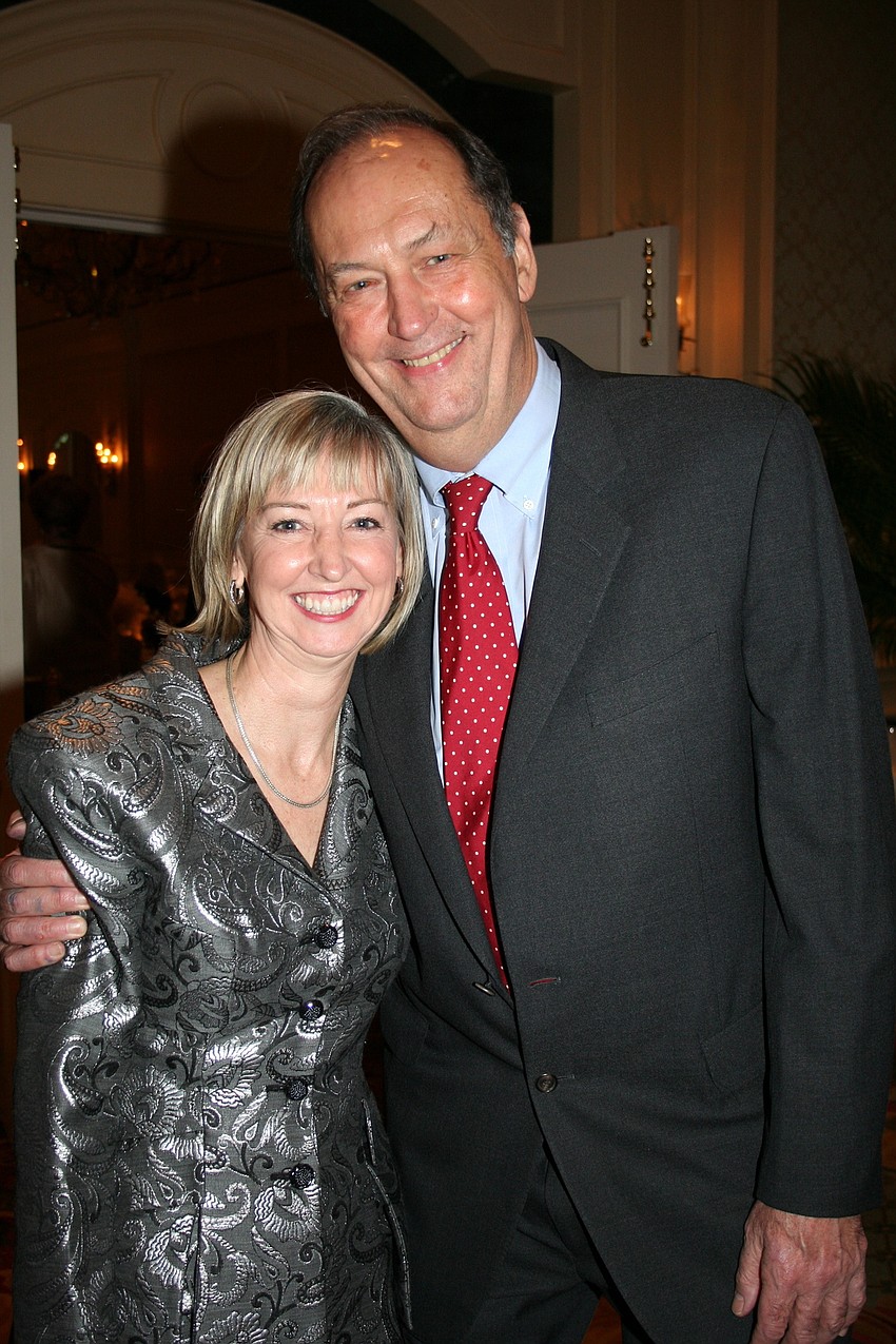 Olivia Thomas and Sen. Bill Bradley