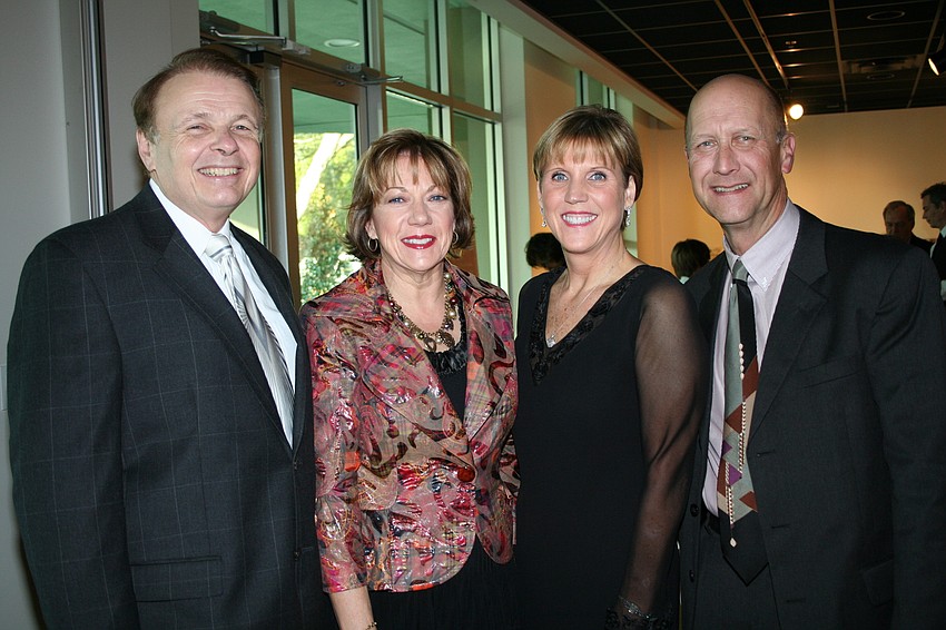 Dr. Larry and Pat Thompson with Margaret and Matt Callihan