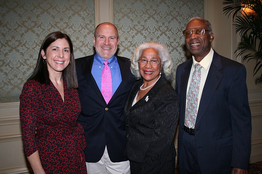 Kathleen and Brian Weiner with Helen and Roy McBean