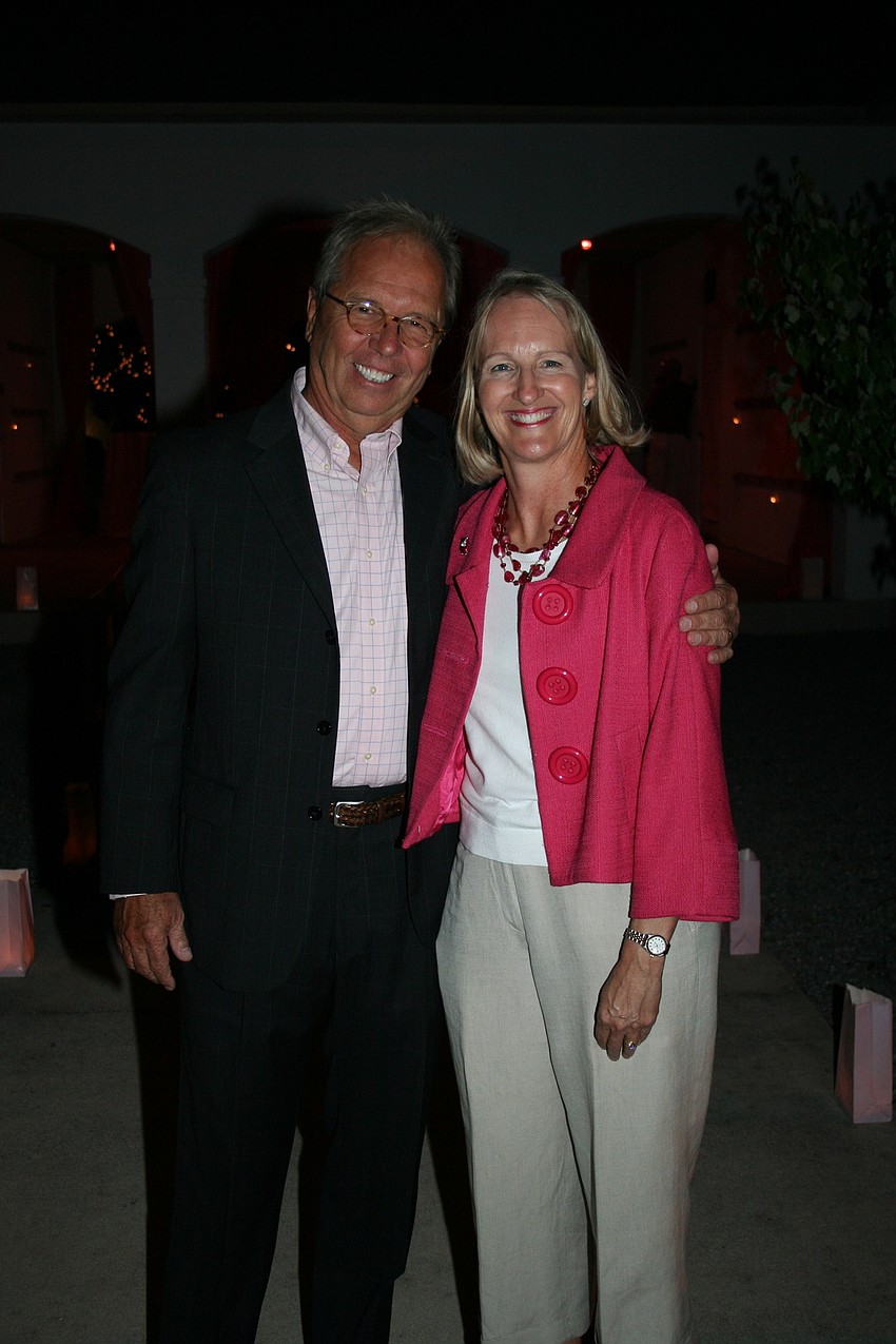 Paul Wenninger and Chairwoman Kim Cornetet