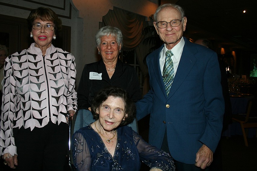 Co-chairs Naomi Wertheimer and Marilyn Naiditch, honorees Alisa and Ernie Kretzmer