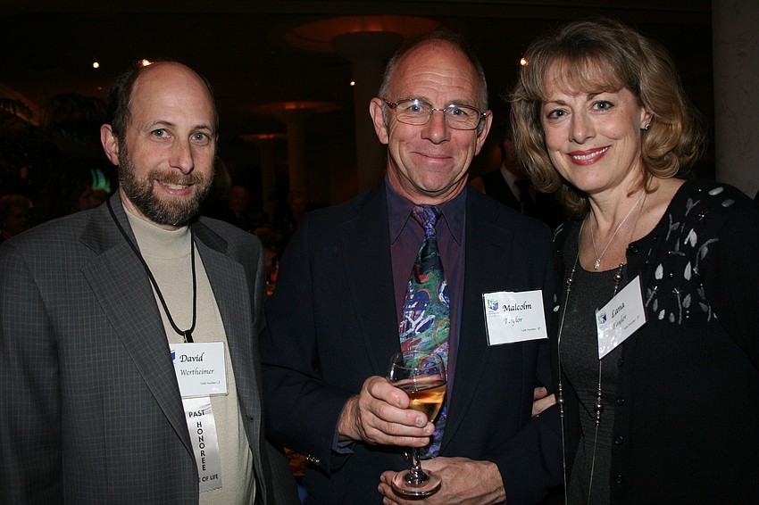 David Wertheimer with Malcolm and Lana Taylor