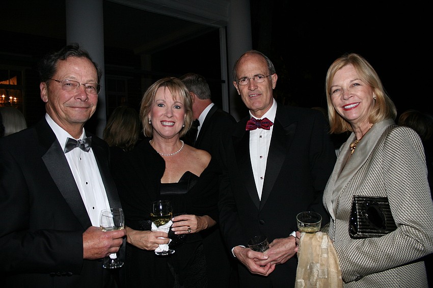 Steve Wilberding and Terri Hansen with Tom and Ann Charters