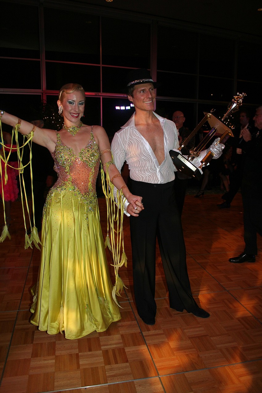 Winners James Amato and Elizabeth Cartier