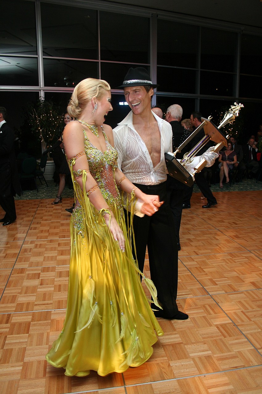 Winners James Amato and Elizabeth Cartier