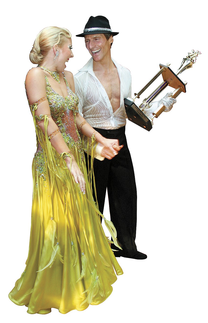 Elizabeth Cartier and James Amato at Community AIDS Network's 