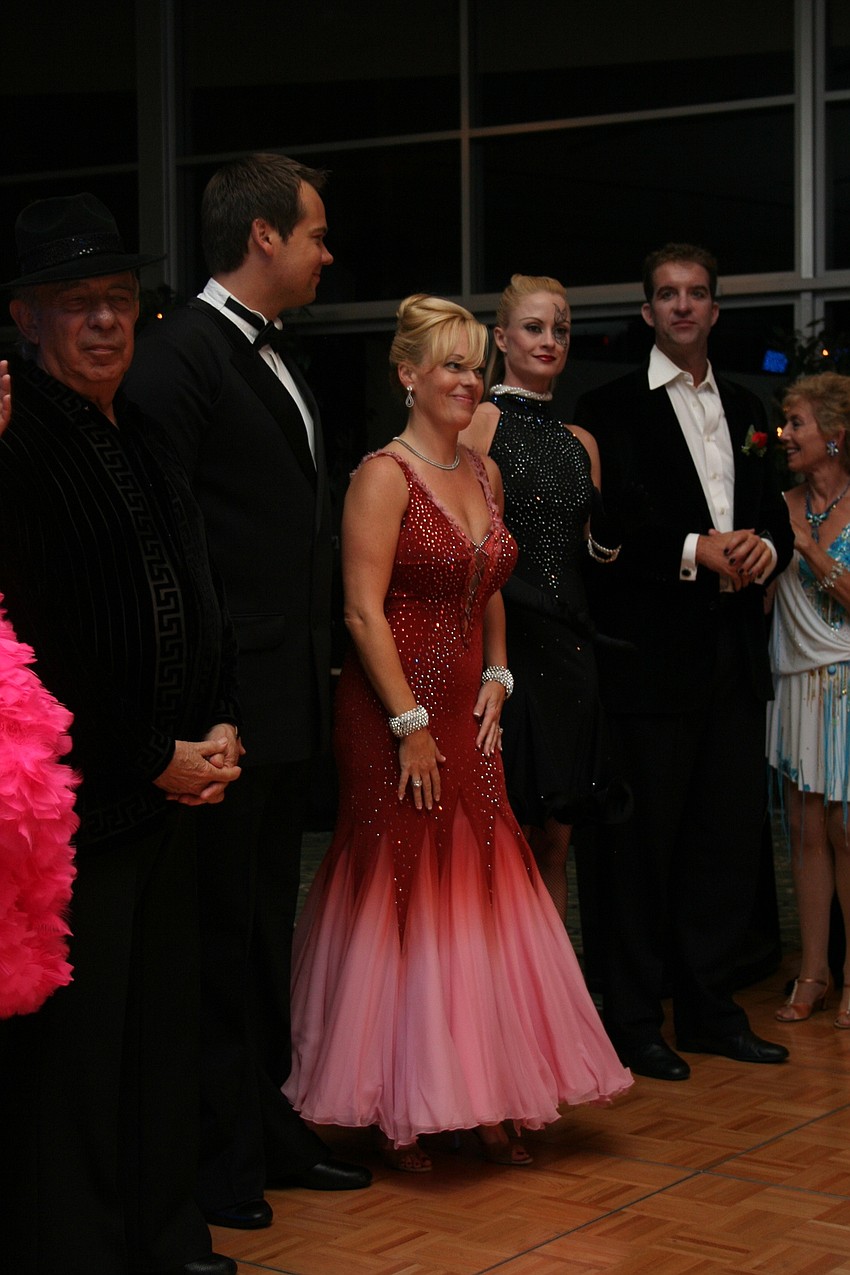 Top fundraiser Susan Jones with Sid Pocius