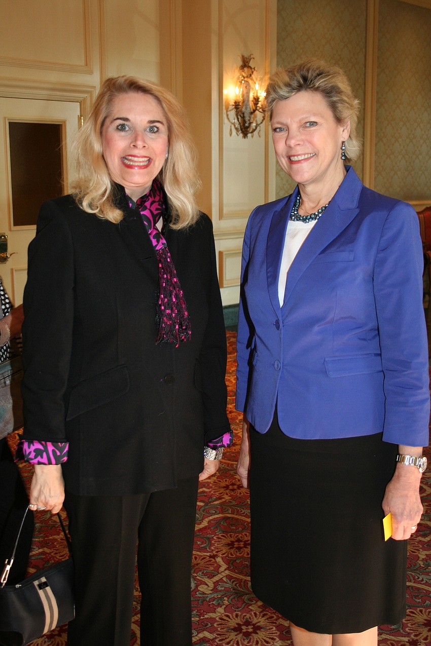 Charlene Wolff and Cokie Roberts