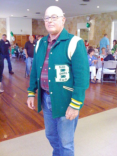 Levi Loyd Brannam Jr. also donated this 1963 St. John Conference Basketball Championship letter jacket. COURTESY PHOTO