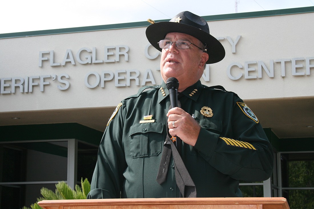 Sheriff Donald Fleming said 10 Florida officers have been killed this year.