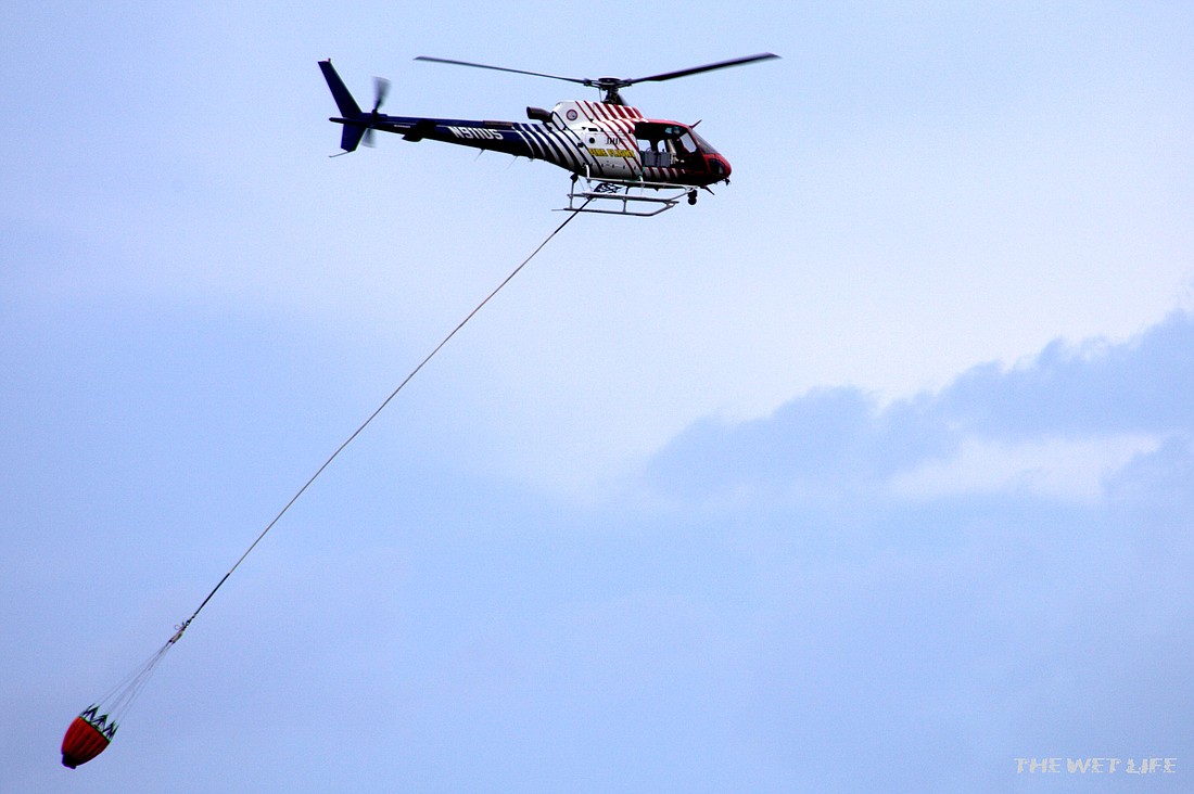 Photos of the helicopter are courtesy of THE WET LIFE, a local photography business.