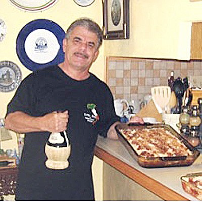 George HannsÃ¢â‚¬â„¢ lasagna, a family recipe from Naples, Italy, will feed nine to 12, including the lucky winner. COURTESY PHOTO