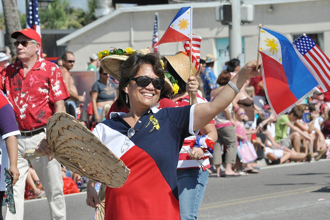 The Philippine-American Association won best of parade in the Fourth of July Parade.
