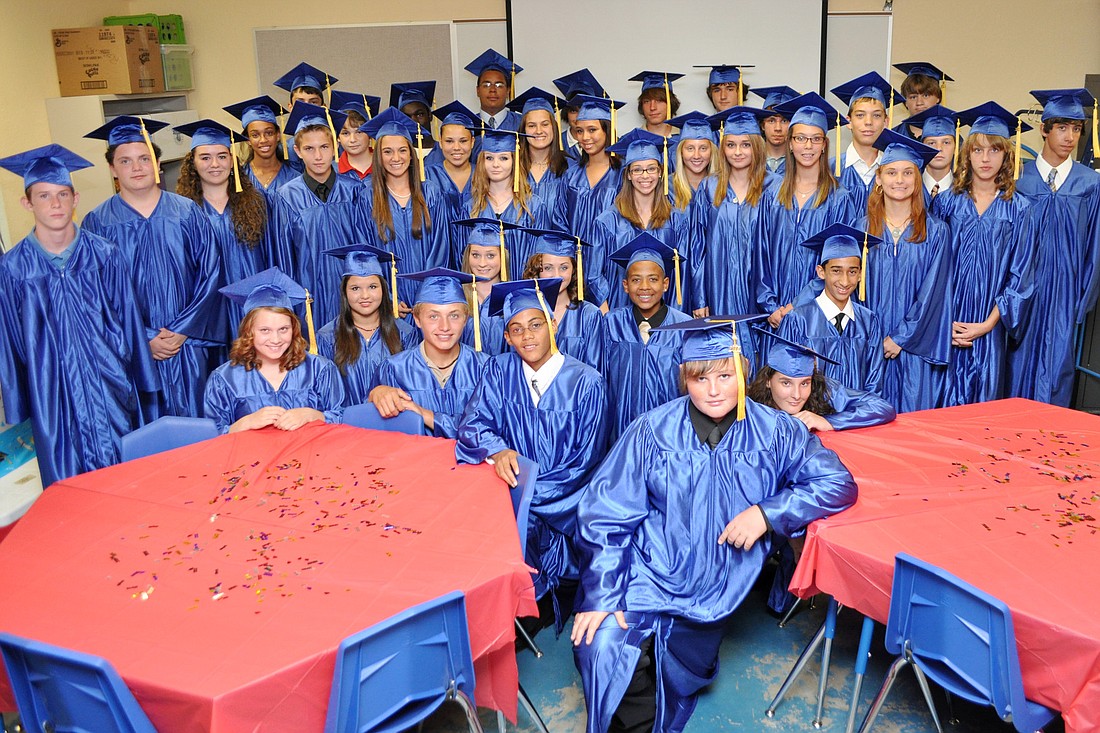 Imagine Town Center graduated 41 eighth-grade students this year.