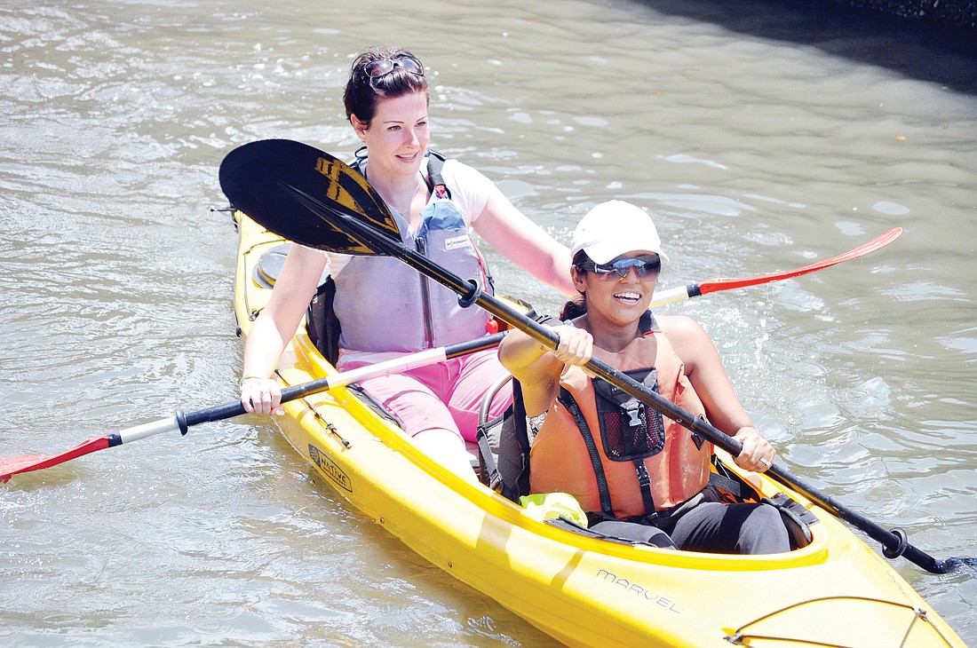 Thirty-six people participated in the Kayak Extreme Adventure, at Tropical Kayak. PHOTO BY SHANNA FORTIER