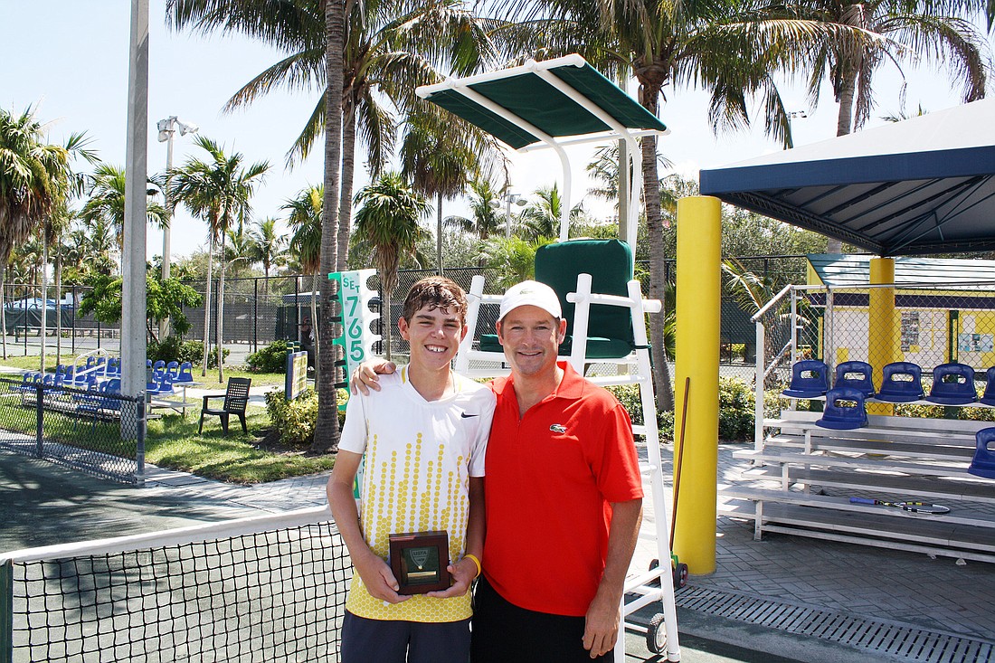 Reilly Opelka, 13, won the USTA National BoysÃ¢â‚¬â„¢ 14 Clay Court Championships, an eight-day tournament that took place July 17 to July 22, in Fort Lauderdale.