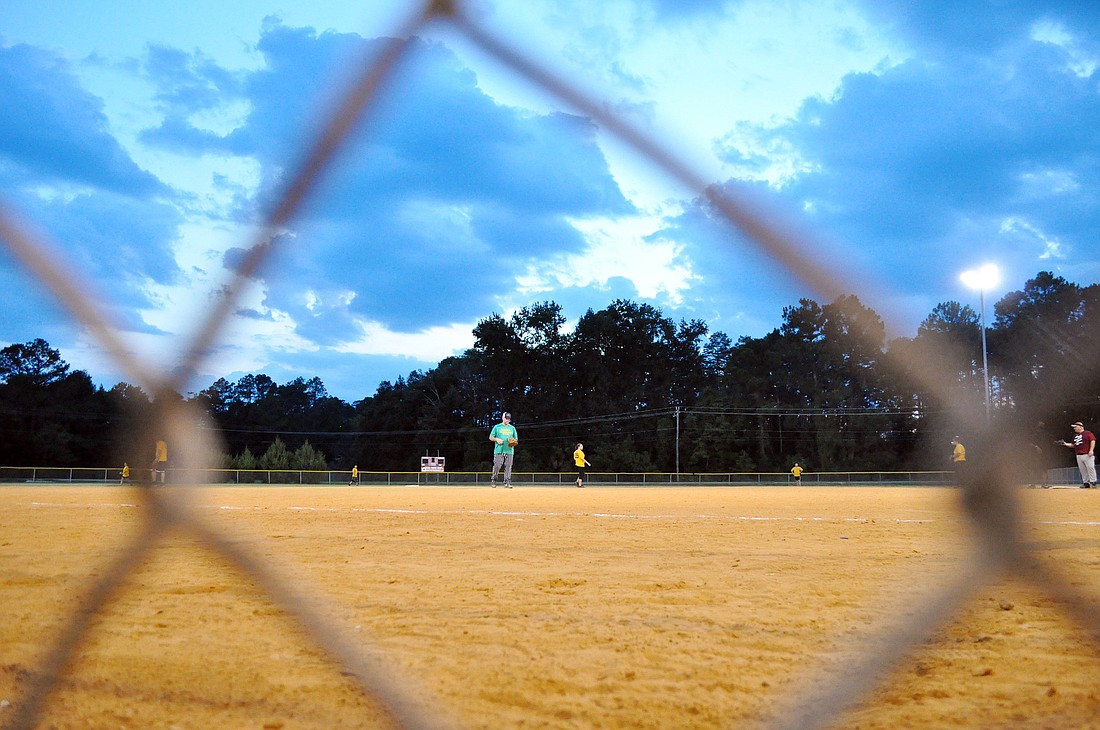 Thirty teams make up four divisions in the Flagler County Coed Softball league. Games are played four days a week at the Flagler County Fairgrounds.